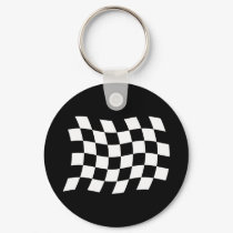 The Checkered Flag Keychain by livingflags The Checkered Flag Keychain