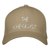 THE CHECKLIST BASEBALL CAP