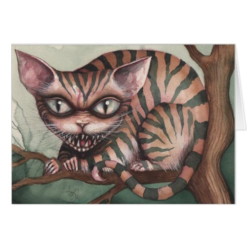 The Cheshire Cat card