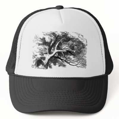 cat in hat hat. The cheshire cat trucker hat