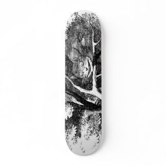 The cheshire cat skateboard