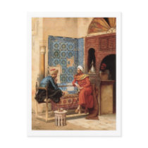 The Chess Game postcard