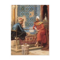 The Chess Game postcard