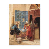 The Chess Game postcard