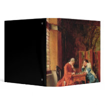 The Chess Players, 1856 3 Ring Binders