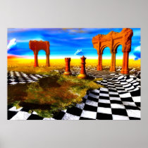 The Chess World Poster
