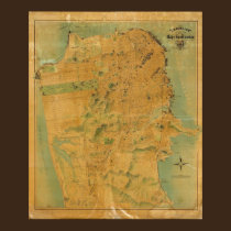 The Chevalier  Map of San Francisco posters