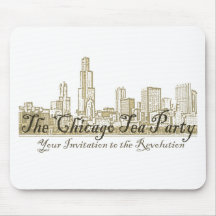 The Chicago Tea Party Mouse Pads