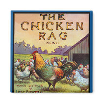 The Chicken Rag Fridge Magnets