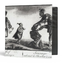 The Chief of the Savages Scalping his Enemy binders