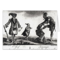 The Chief of the Savages Scalping his Enemy cards