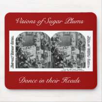 The Children were Nestled All Snug in their Bed mousepads
