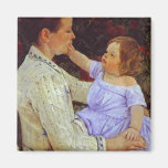 The Child's Caress. c. 1890, Mary Cassatt Refrigerator Magnet