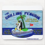 The Chilling Penguin Mousepad