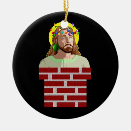 The Chimney Jesus Christmas Ornament