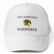 The Chimpanzee Whisperer hats by AnimalShirts The Chimpanzee Whisperer hats