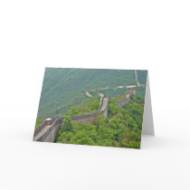 The Chinese Wall greeting card cards