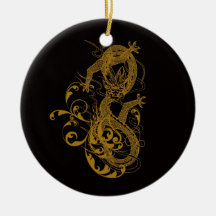 The Chinese year of the dragon 2012 Christmas Ornament