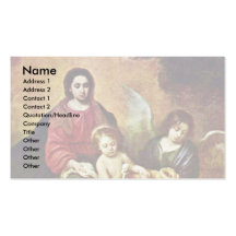 The Christ Child Distribute Bread To Pilgrims Business Cards