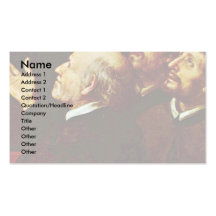 The Christ Child Distributes Bread To Pilgrims Business Card Templates