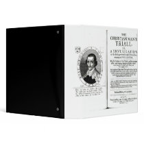 The Christian Man's Trial' by John Lilburne Vinyl Binders
