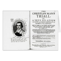 The Christian Man's Trial' by John Lilburne Greeting Card