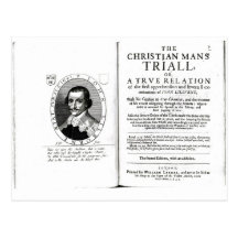 The Christian Man's Trial' by John Lilburne Postcard