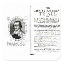 The Christian Man's Trial' by John Lilburne Stickers