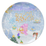 The Christmas Bells are Ringing Plates
