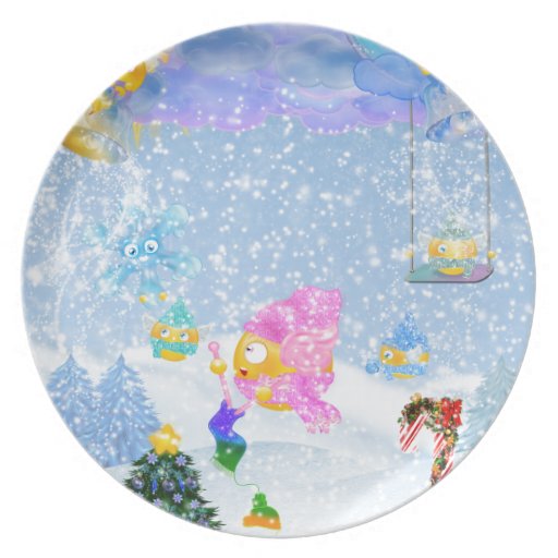 The Christmas Bells are Ringing Plates