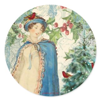 The Christmas Birds Garden sticker