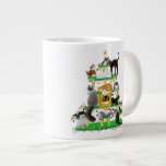 The Christmas Cat Tree Extra Large Mugs