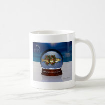 The Christmas Cod Snow Globe Mug mugs