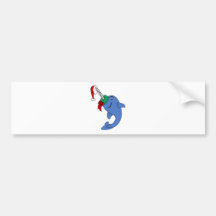 The Christmas Narwhal Bumper Stickers