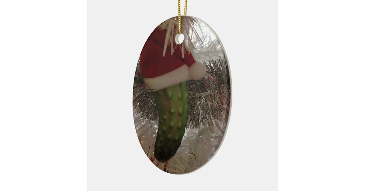 the christmas pickle ceramic ornament zazzle the christmas pickle ceramic ornament zazzle