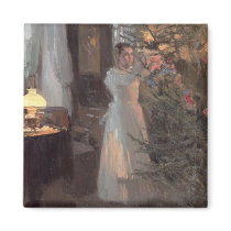 The Christmas Tree, 1910 Refrigerator Magnet