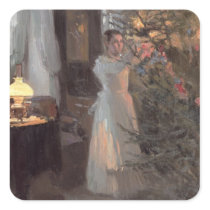 The Christmas Tree, 1910 Square Sticker