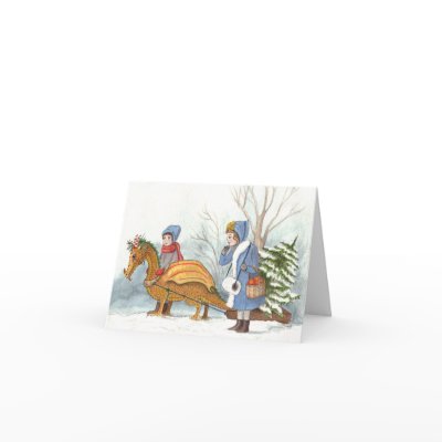 The Christmas Tree Greeting Cards by hbdragon
