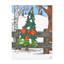 The Christmas Tree Post Cards