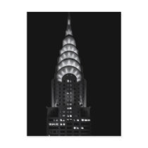 The Chrysler building postcard by stanmc The Chrysler building postcard