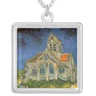 The Church at Auver by Vincent Van Gogh Custom Jewelry
