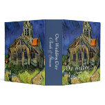 The Church at Auvers by Vincent van Gogh Vinyl Binder