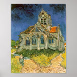 The Church at Auvers Poster The Church at Auvers Poster