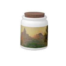 The Church at Varengeville - Claude Monet Candy Jars