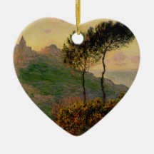 The Church at Varengeville - Claude Monet Christmas Tree Ornament