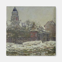 The Church at Vetheuil, 1879 Fridge Magnet