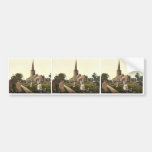 The church, Lydney, England classic Photochrom Bumper Sticker