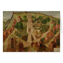 The Church of Saint-Gery Greeting Card