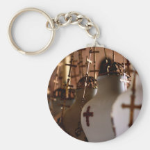 The church of the holy sepulchre, Jerusalem,Israel Key Chains