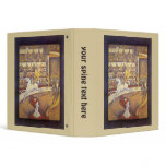 The Circus by Georges Pierre Seurat 3 Ring Binder